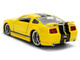 2006 Ford Mustang GT Yellow with Black Stripes Fast & Furious 25 Years Series 1/32 Diecast Model Car Jada 36438