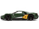 2017 Ford GT Boba Fett Livery Dark Green with Graphics Star Wars Franchise Hollywood Rides Series 1/32 Diecast Model Car Jada 36916