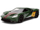 2017 Ford GT Boba Fett Livery Dark Green with Graphics Star Wars Franchise Hollywood Rides Series 1/32 Diecast Model Car Jada 36916