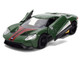 2017 Ford GT Boba Fett Livery Dark Green with Graphics Star Wars Franchise Hollywood Rides Series 1/32 Diecast Model Car Jada 36916