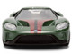 2017 Ford GT Boba Fett Livery Dark Green with Graphics Star Wars Franchise Hollywood Rides Series 1/32 Diecast Model Car Jada 36916