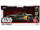 2017 Ford GT Boba Fett Livery Dark Green with Graphics Star Wars Franchise Hollywood Rides Series 1/32 Diecast Model Car Jada 36916