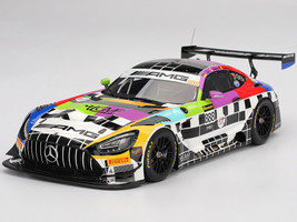 Mercedes AMG GT3 #888 Maro Engel Mikael Grenier Maxime Martin Mercedes AMG Team GMR Meguiar s Bathurst 12 Hour 2025 1/18 Model Car Top Speed TS0627
