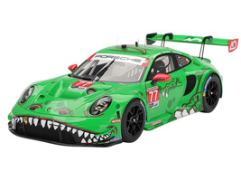 Porsche 911 GT3 R 992 #77 Klaus Bachler Laurin Heinrich Alessio Picariello AO Racing Rexy IMSA 24 Hours of Daytona 2025 1/18 Model Car Top Speed TS0642