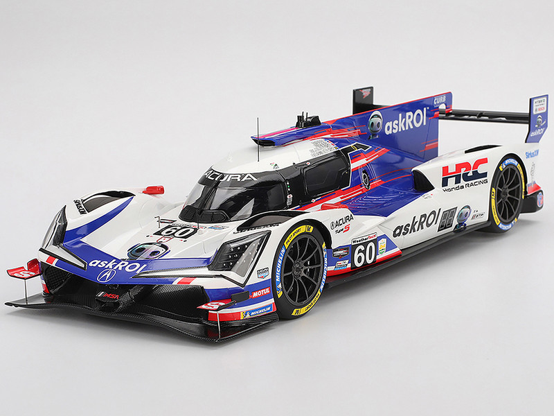 Acura ARX 06 GTP #60 Tom Blomqvist Colin Braun Scott Dixon Felix Rosenqvist Acura Meyer Shank Racing with Curb Agajanian 2nd Place IMSA 24 Hours of Daytona 2025 1/18 Model Car Top Speed TS0677