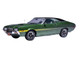 1972 Ford Gran Torino Sport 2 Door Dark Green Metallic with Black Vinyl Top and Green Interior 1/18 Diecast Model Car IXO Models 18CMC18522