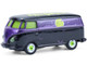 Volkswagen Type 2 Panel Van Halloween 2025 Spooky Night Black and Purple with Glow in the Dark Paint Hobby Exclusive Series 1/64 Diecast Model Car Greenlight GL30556