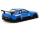 Nissan Skyline R32 Widebody RHD Right Hand Driv #10 Tarmac Works 10th Anniversary Blue Metallic Global64 Series 1/64 Diecast Model Car Tarmac Works T64G-061-10TH