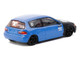 Honda Civic EG6 RHD Right Hand Drive #10 Tarmac Works 10th Anniversary Blue Metallic and Matt Black Hobby64 Series 1/64 Diecast Model Car Tarmac Works T64-TL001-10TH