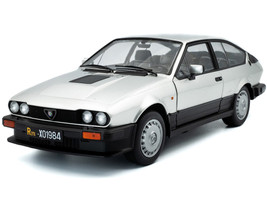 1984 Alfa Romeo GTV6 Silver Metallic 1/18 Diecast Model Car Solido S1802307