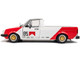 1983 Volkswagen Caddy MK 1 Pickup Truck Red Cowboy Racing Tribute White and Red 1/18 Diecast Model Car Solido S1803512