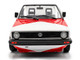 1983 Volkswagen Caddy MK 1 Pickup Truck Red Cowboy Racing Tribute White and Red 1/18 Diecast Model Car Solido S1803512