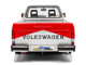 1983 Volkswagen Caddy MK 1 Pickup Truck Red Cowboy Racing Tribute White and Red 1/18 Diecast Model Car Solido S1803512