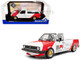 1983 Volkswagen Caddy MK 1 Pickup Truck Red Cowboy Racing Tribute White and Red 1/18 Diecast Model Car Solido S1803512