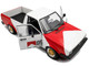 1983 Volkswagen Caddy MK 1 Pickup Truck Red Cowboy Racing Tribute White and Red 1/18 Diecast Model Car Solido S1803512