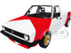 1983 Volkswagen Caddy MK 1 Pickup Truck Red Cowboy Racing Tribute White and Red 1/18 Diecast Model Car Solido S1803512 1983 Volkswagen Caddy MK 1 Pickup Truck Red Cowboy Racing Tribute White and Red 1/18 Diecast Model Car Solido S1803512