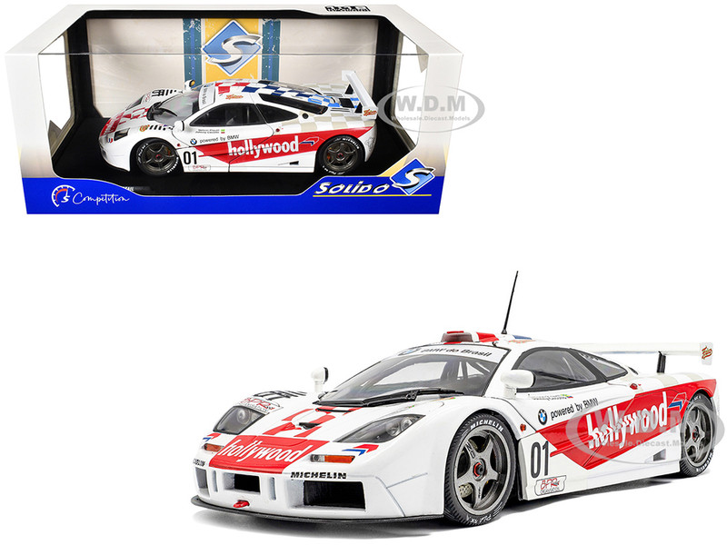 McLaren F1 GTR Short Tail #01 Nelson Piquet Johnny Cecotto Winner 2 Hours of Brasilia 1996 Competition Series 1/18 Diecast Model Car Solido S1804111