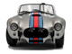1965 Shelby Cobra 427 MKII Solido Works M Racing Tribute Gray Metallic with Stripes 1/18 Diecast Model Car Solido S1804913 1965 Shelby Cobra 427 MKII Solido Works M Racing Tribute Gray Metallic with Stripes 1/18 Diecast Model Car Solido S1804913