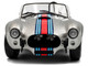 1965 Shelby Cobra 427 MKII Solido Works M Racing Tribute Gray Metallic with Stripes 1/18 Diecast Model Car Solido S1804913 1965 Shelby Cobra 427 MKII Solido Works M Racing Tribute Gray Metallic with Stripes 1/18 Diecast Model Car Solido S1804913