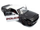 2023 Dodge Challenger Demon Police Black and White 1/18 Diecast Model Car Solido S1805715