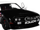 2023 Dodge Challenger Demon Police Black and White 1/18 Diecast Model Car Solido S1805715