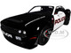 2023 Dodge Challenger Demon Police Black and White 1/18 Diecast Model Car Solido S1805715