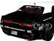 2023 Dodge Challenger Demon Police Black and White 1/18 Diecast Model Car Solido S1805715