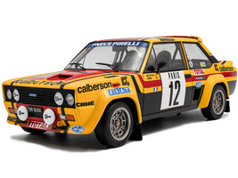 Fiat 131 Abarth #12 Michele Mouton Annie Arrii Rallye de Monte Carlo 1980 Competition Series 1/18 Diecast Model Car Solido S1806007