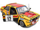 Fiat 131 Abarth #12 Michele Mouton Annie Arrii Rallye de Monte Carlo 1980 Competition Series 1/18 Diecast Model Car Solido S1806007