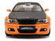2000 BMW E46 M3 Solido Works Orange Metallic with Matt Black Hood and Carbon Top 1/18 Diecast Model Car Solido S1806509