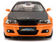 2000 BMW E46 M3 Solido Works Orange Metallic with Matt Black Hood and Carbon Top 1/18 Diecast Model Car Solido S1806509 2000 BMW E46 M3 Solido Works Orange Metallic with Matt Black Hood and Carbon Top 1/18 Diecast Model Car Solido S1806509