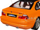 2000 BMW E46 M3 Solido Works Orange Metallic with Matt Black Hood and Carbon Top 1/18 Diecast Model Car Solido S1806509