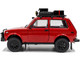 1980 Lada Niva Red with Roof Rack and Accessories 1/18 Diecast Model Car Solido S1807306
