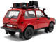 1980 Lada Niva Red with Roof Rack and Accessories 1/18 Diecast Model Car Solido S1807306