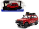 1980 Lada Niva Red with Roof Rack and Accessories 1/18 Diecast Model Car Solido S1807306 1980 Lada Niva Red with Roof Rack and Accessories 1/18 Diecast Model Car Solido S1807306