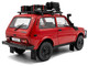 1980 Lada Niva Red with Roof Rack and Accessories 1/18 Diecast Model Car Solido S1807306 1980 Lada Niva Red with Roof Rack and Accessories 1/18 Diecast Model Car Solido S1807306