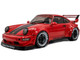 2024 RWB Bodykit Taikano Kaishin Red with Black Stripes 1/18 Diecast Model Car Solido S1807514