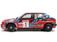 Lancia Delta HF Integrale #1 Miki Biasion Tiziano Siviero Winner Rally Sanremo 1989 Competition Series 1/18 Diecast Model Car Solido S1807808
