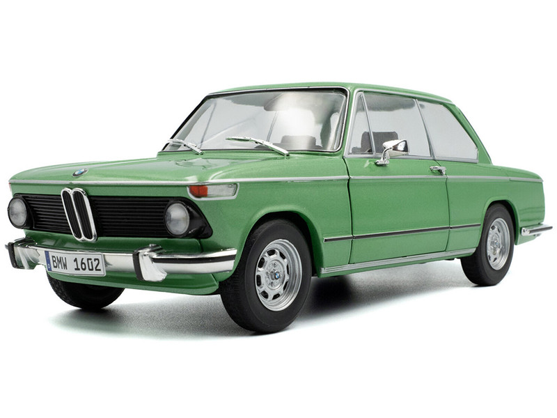 1971 BMW 1602 Taiga Green Metallic 1/18 Diecast Model Car Solido S1808604