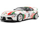 2024 Toyota GR Supra #36 Toyota Racing Tribute White with Green and Red Graphics 1/18 Diecast Model Car Solido S1809007