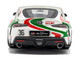 2024 Toyota GR Supra #36 Toyota Racing Tribute White with Green and Red Graphics 1/18 Diecast Model Car Solido S1809007