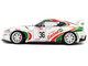 2024 Toyota GR Supra #36 Toyota Racing Tribute White with Green and Red Graphics 1/18 Diecast Model Car Solido S1809007