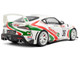 2024 Toyota GR Supra #36 Toyota Racing Tribute White with Green and Red Graphics 1/18 Diecast Model Car Solido S1809007