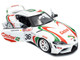 2024 Toyota GR Supra #36 Toyota Racing Tribute White with Green and Red Graphics 1/18 Diecast Model Car Solido S1809007