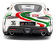 2024 Toyota GR Supra #36 Toyota Racing Tribute White with Green and Red Graphics 1/18 Diecast Model Car Solido S1809007