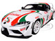 2024 Toyota GR Supra #36 Toyota Racing Tribute White with Green and Red Graphics 1/18 Diecast Model Car Solido S1809007 2024 Toyota GR Supra #36 Toyota Racing Tribute White with Green and Red Graphics 1/18 Diecast Model Car Solido S1809007