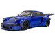 2024 Porsche 911 KS R by Khyzyl Saleem Dark Blue Metallic 1/18 Diecast Model Car Solido S1810503