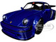 2024 Porsche 911 KS R by Khyzyl Saleem Dark Blue Metallic 1/18 Diecast Model Car Solido S1810503