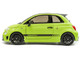 2023 Fiat F595 Abarth Verde Adrenalina Green with Black Top and Stripes 1/18 Diecast Model Car Solido S1811307 2023 Fiat F595 Abarth Verde Adrenalina Green with Black Top and Stripes 1/18 Diecast Model Car Solido S1811307