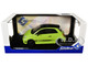 2023 Fiat F595 Abarth Verde Adrenalina Green with Black Top and Stripes 1/18 Diecast Model Car Solido S1811307 2023 Fiat F595 Abarth Verde Adrenalina Green with Black Top and Stripes 1/18 Diecast Model Car Solido S1811307
